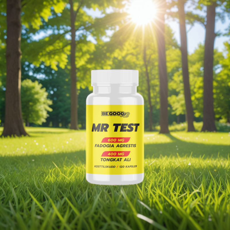 MR TEST – Fadogia Agrestis 600 mg + Tongkat Ali 400 mg – 120 kapsler - Bilde 2