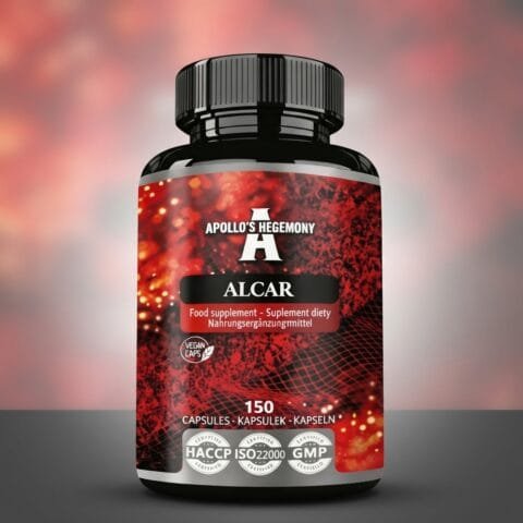 Acetyl L-Karnitin – ALCAR 550 mg – 150 vegkapsler