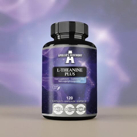 L-Theanine Plus – L-teanin 200 mg + Myo-Inositol 100 mg – 120 vegkapsler