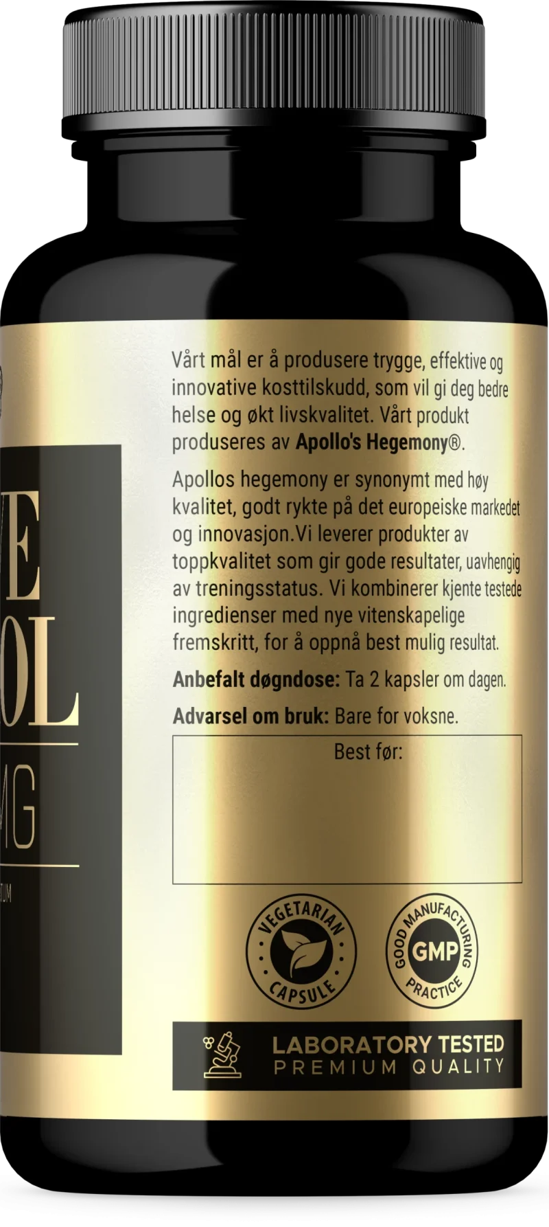 Resveratrol (1000mg per 2 kapsler) 60 kapsler -klinisk testet! anti-aldring effekt - Bilde 5
