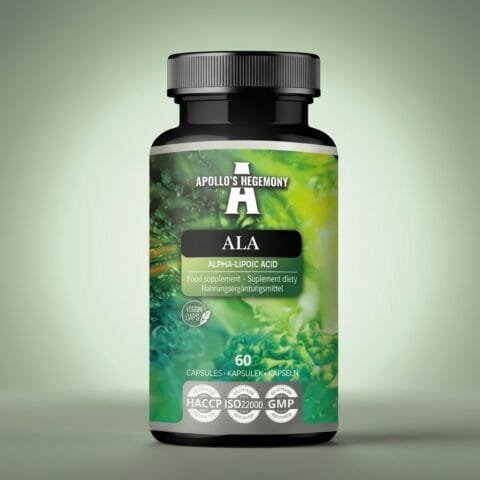 ALA Alpha Lipoic Acid 600 mg - 60 kapsler