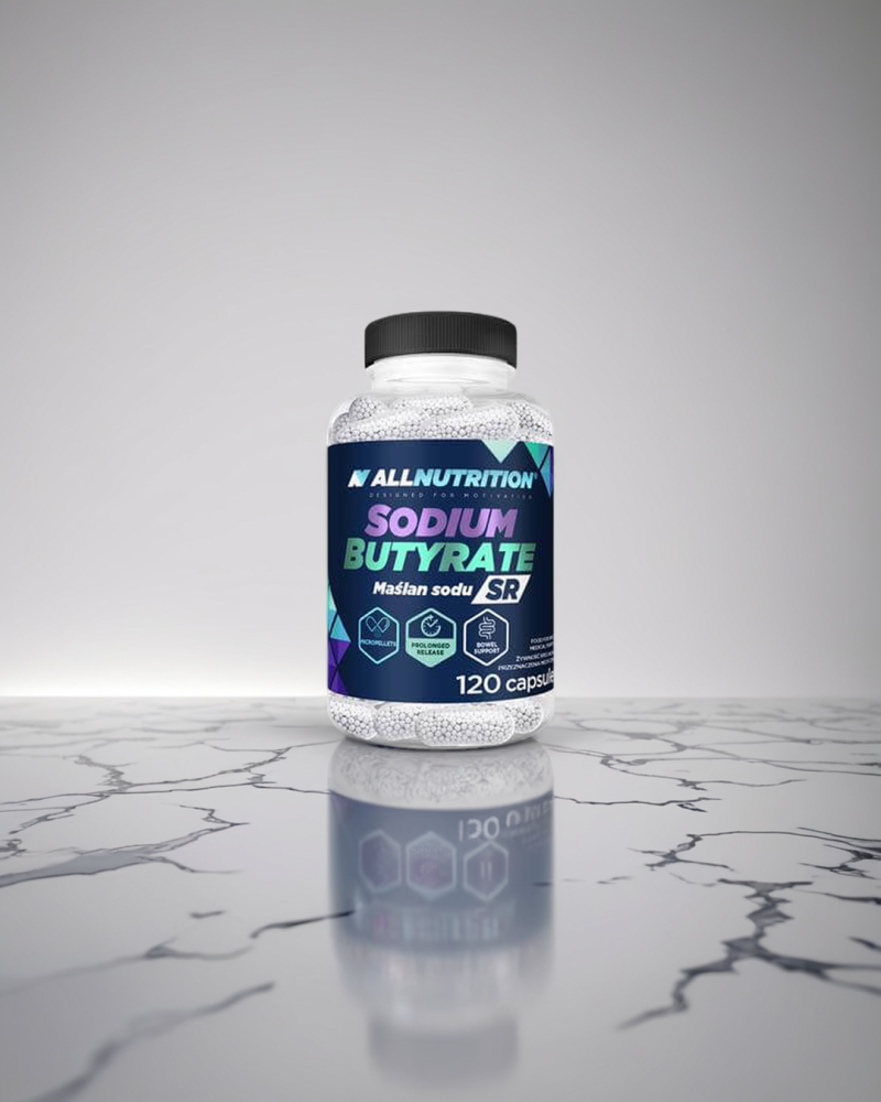 Sodium butyrat SR 300 mg 120 kaps (trinnvis frigjøring) ALLNUTRITION