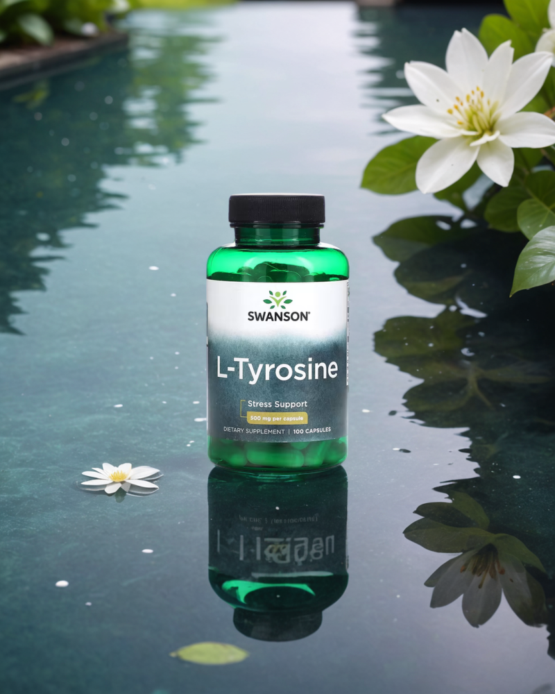 L-Tyrosin 100 kaps 500 mg (L-Tyrosine) SWANSON