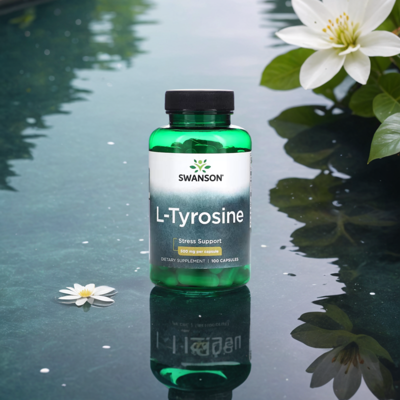 L-Tyrosin 100 kaps 500 mg (L-Tyrosine) SWANSON