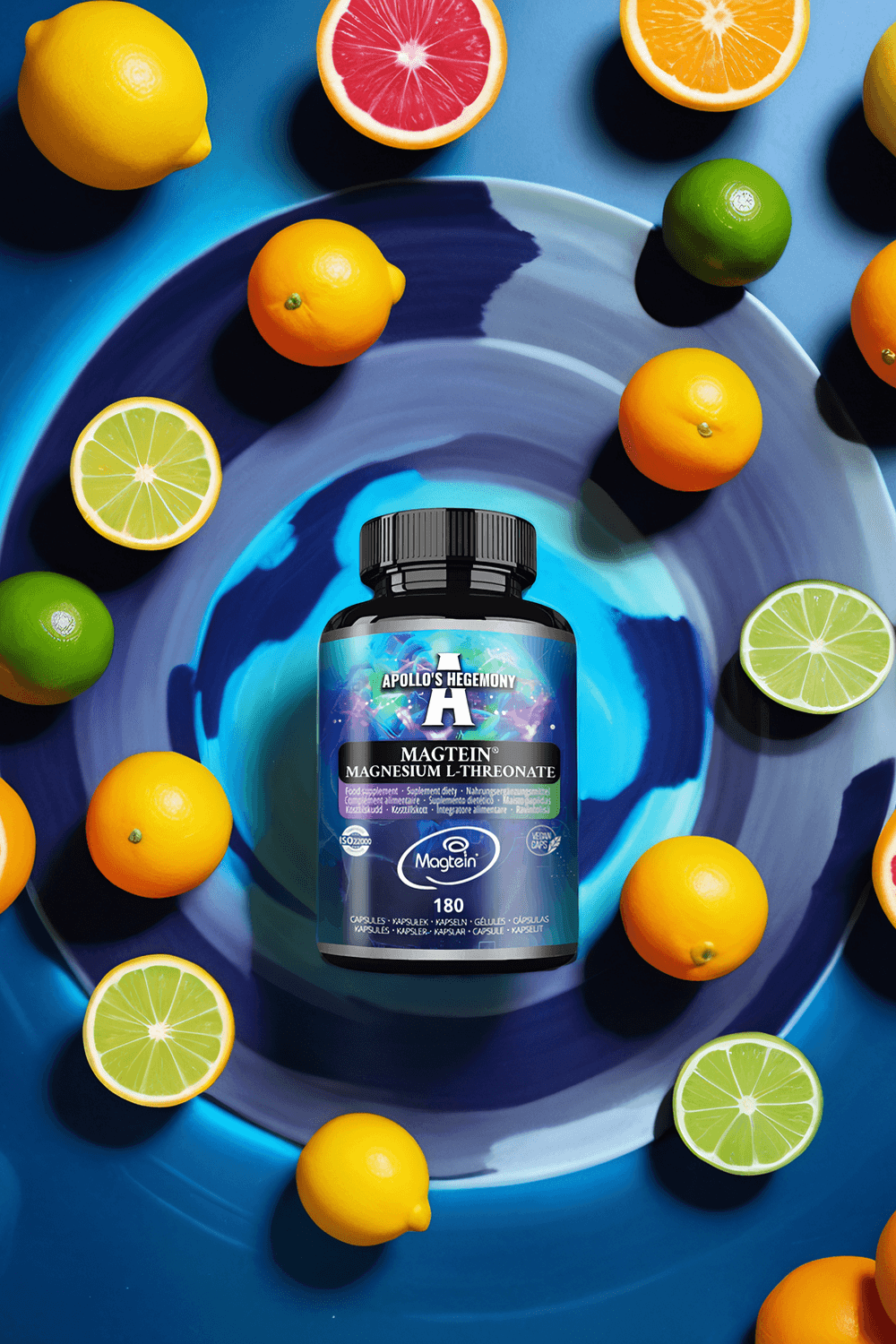 Magnesium L-Threonate Magtein 144 mg, 180 kapsler – Apollo’s Hegemony