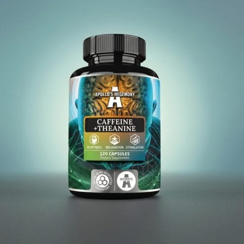 Koffein 200 mg + L-Teanin 100 mg – 120 vegkapsler