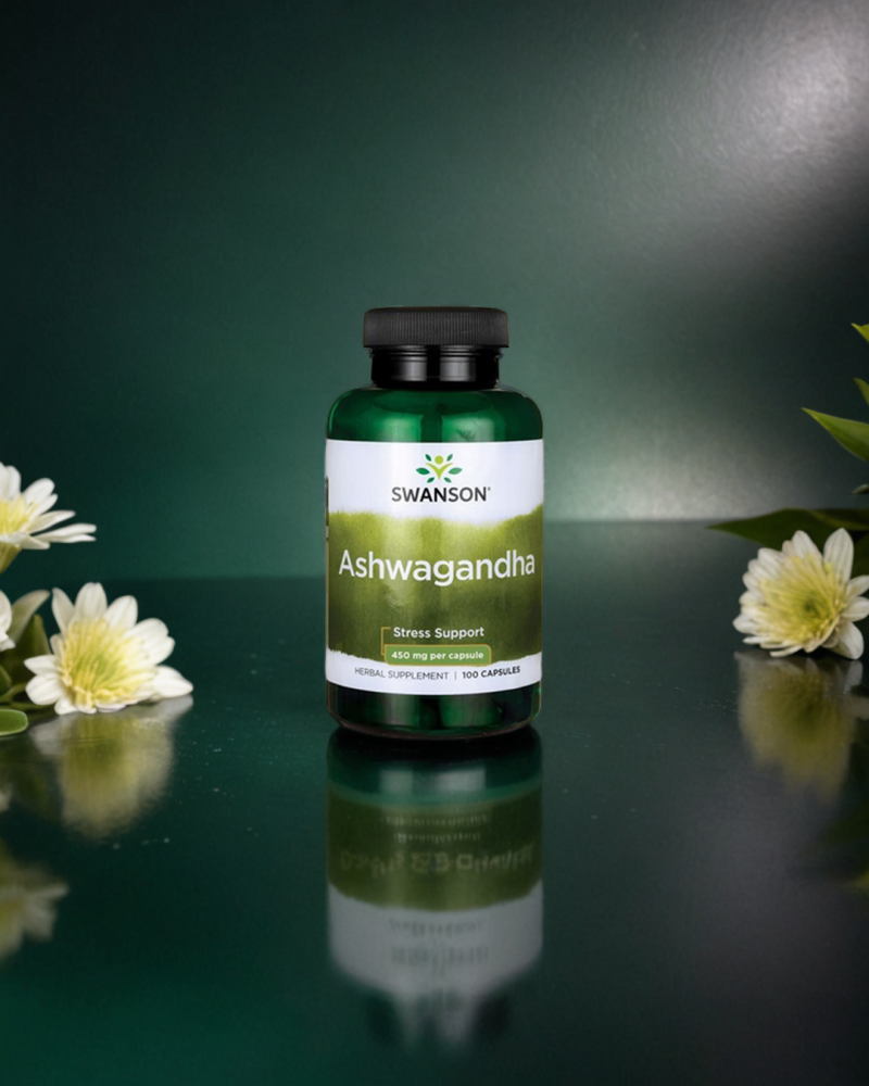 Ashwagandha 450 mg 100 kaps. SWANSON