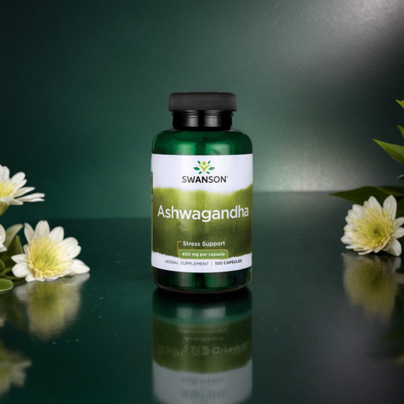 Ashwagandha 450 mg 100 kaps. SWANSON