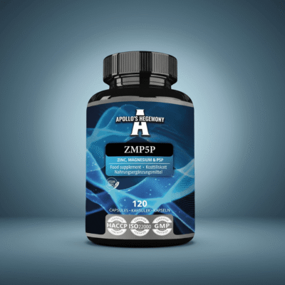 ZMA - Magnesium + Sink + P-5-P (B6) – Chelatert - 120 kapsler - 1 kapsel daglig
