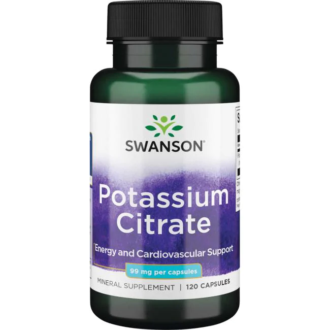 POTASSIUM CITRATE -120 kapsler SWANSON