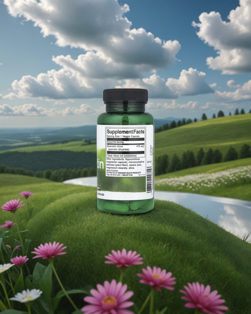 Swanson Quercetin 475mg 60 kaps - Bilde 3