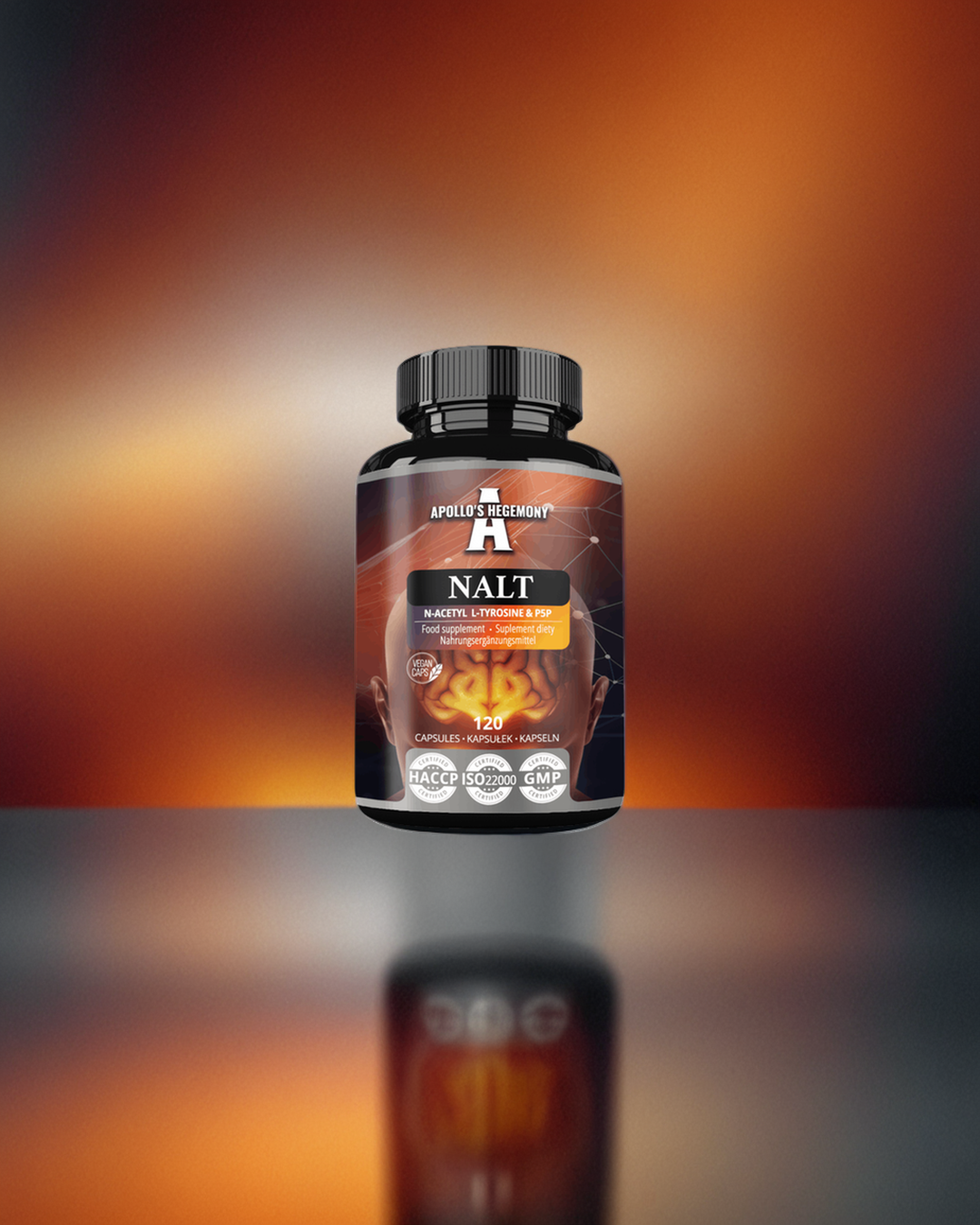 NALT (Tyrosin 500mg+B6) 120 kapsler
