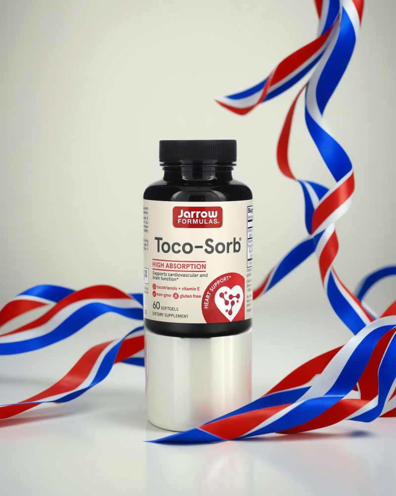 Toco-Sorb –Vitamin E med Tocotrienoler 375 mg – 60 kapsler Jarrow Formulas