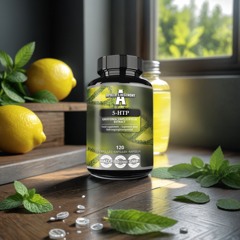5-HTP 150 mg – 120 kaps fra Apollos Hegemony