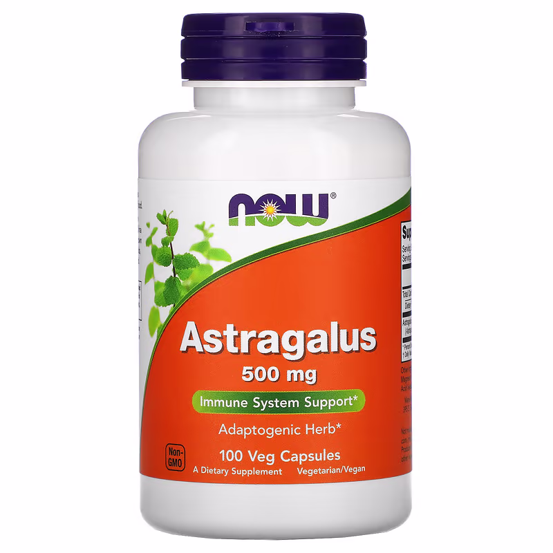 Astragalus Root 500 mg – 100 kapsler Now Foods