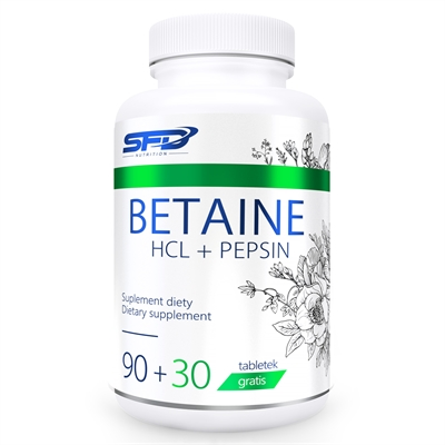 sfd betaine hcl pepsin 120 tab