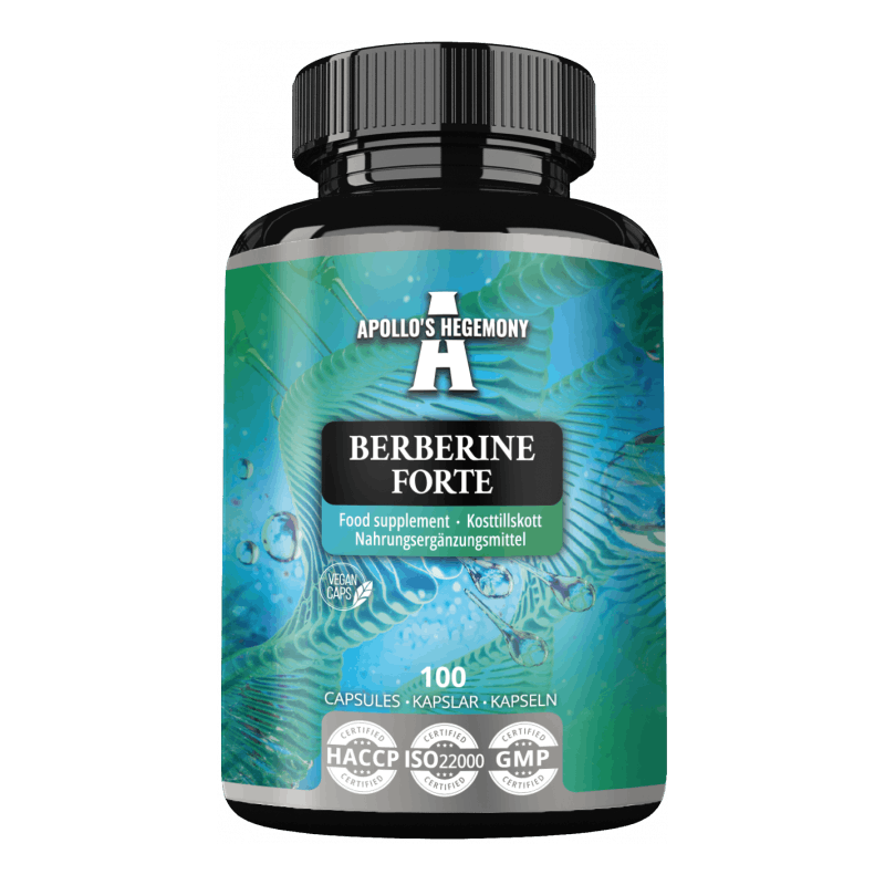 Bilde av Apollo's Hegemony Berberine Forte med 100 kapsler, 485 mg berberin per kapsel