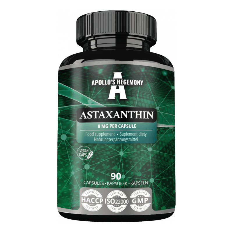 Bilde av kosttilskuddet Apollo’s Hegemony Astaxanthin 8 mg, 90 kapsler