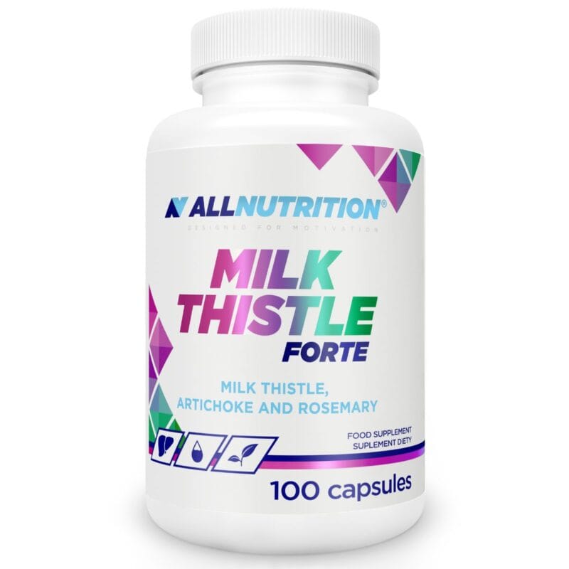 AllNutrition Milk Thistle Complex – mariatistel, artisjokk & rosmarin, 100 kapsler