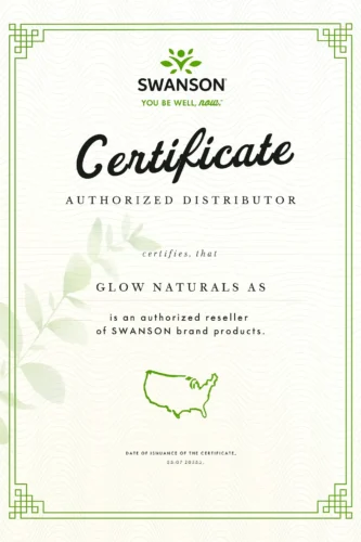 Glow Naturals Certificate