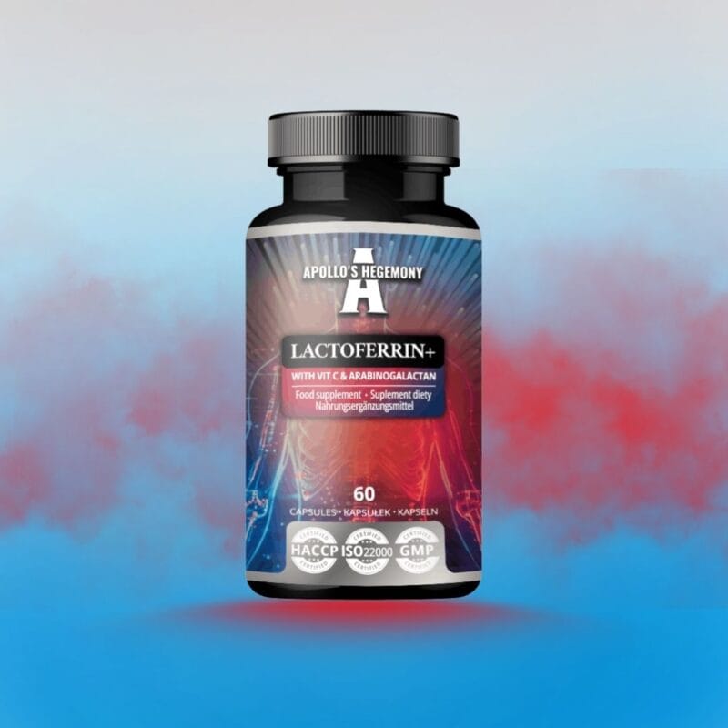 Laktoferrin kapsler med vitamin C og arabinogalaktan, 60 kapsler – Apollo’s Hegemony