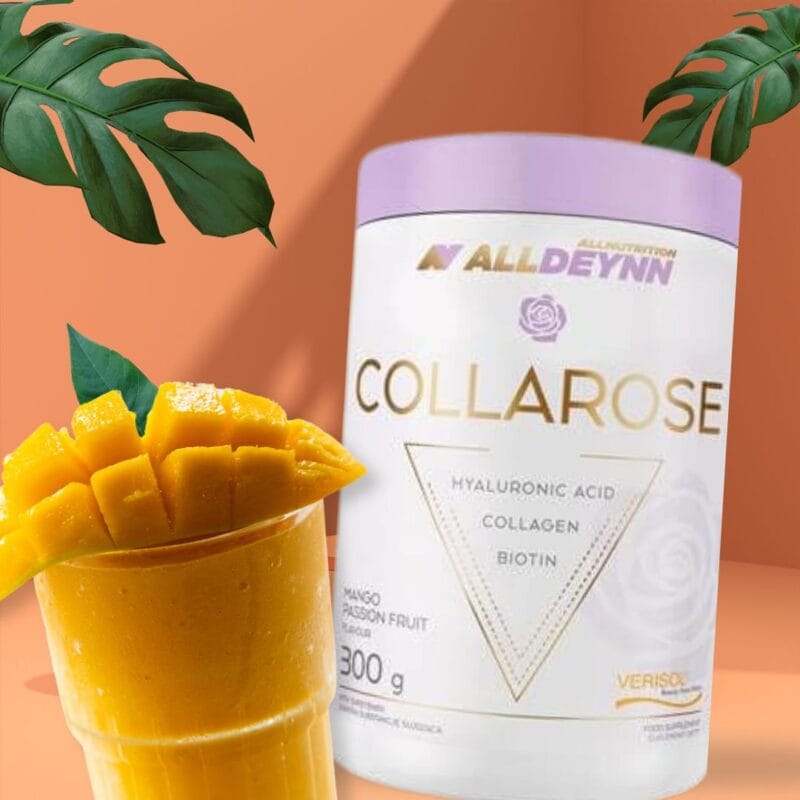 ALLDEYNN COLLAROSE – kollagen med hyaluronsyre og biotin, Mango & pasjonsfrukt (300 g)
