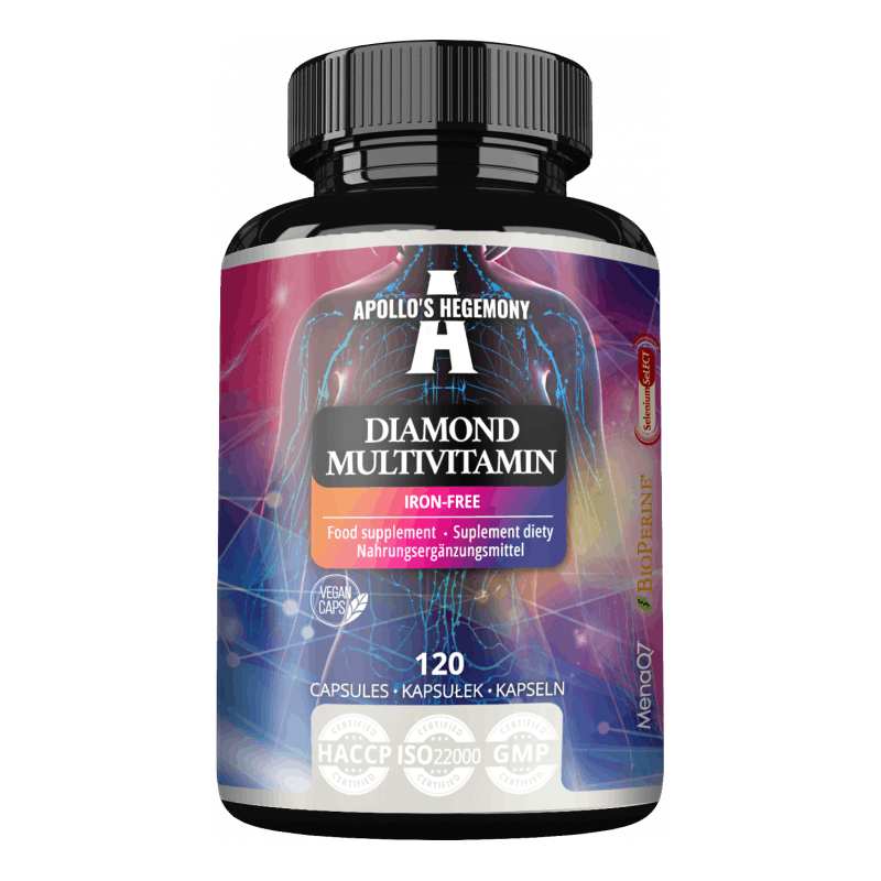 Avansert multivitamintilskudd uten jern – 120 stk