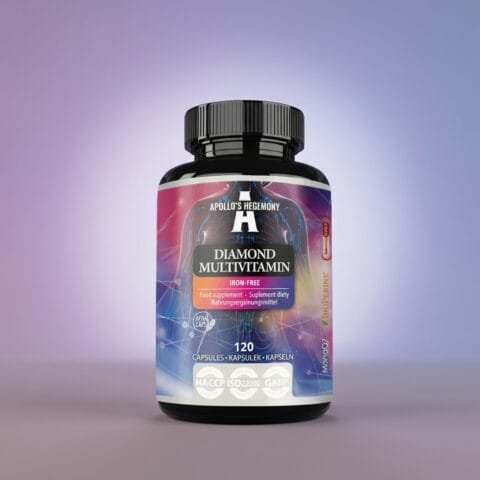 Diamond Multivitamin 37 ingredienser uten jern vegansk – 120 kapsler