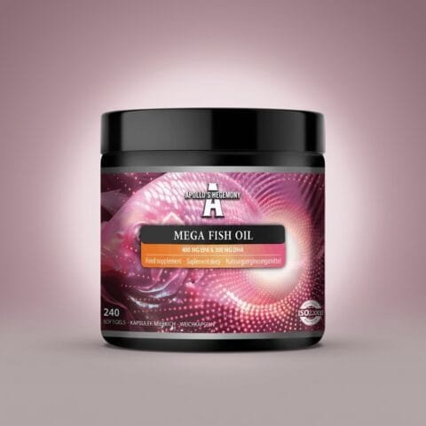 Fiskeolje Omega-3 400 mg EPA 300 mg DHA – 240 softgels
