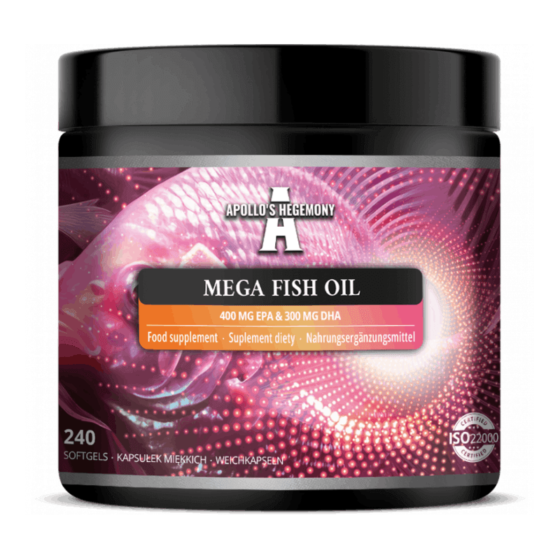 Bilde av Apollo’s Hegemony Mega Fish Oil – 240 kapsler med omega-3
