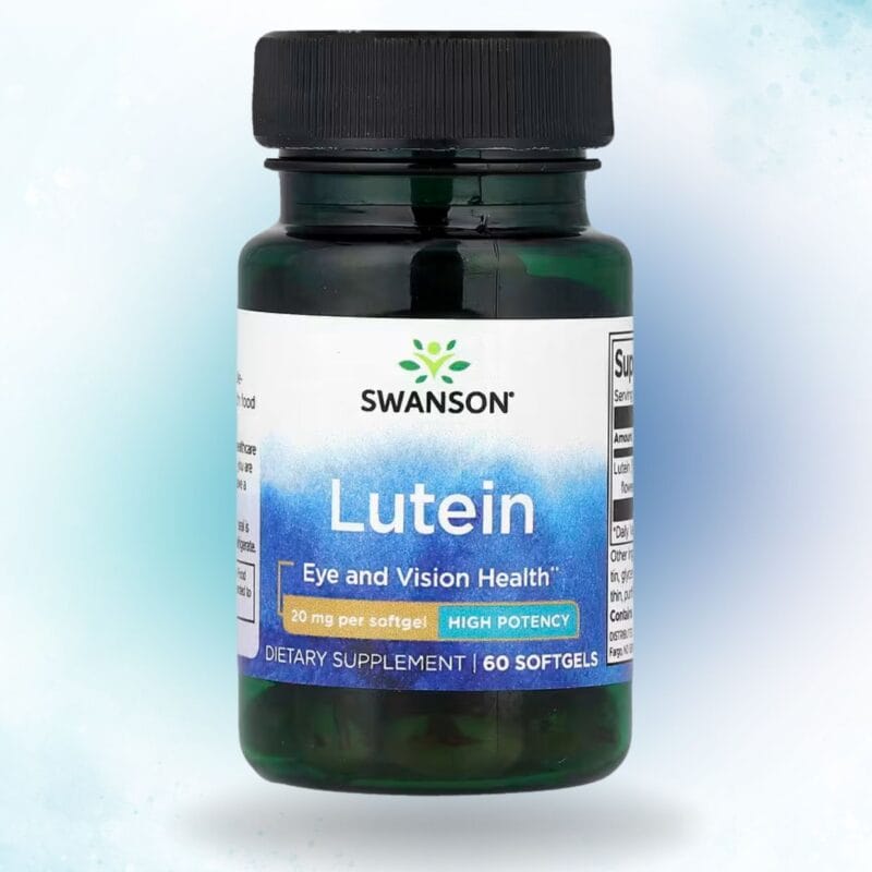 lutein 20 mg softgels – Swanson flaske (60 stk)