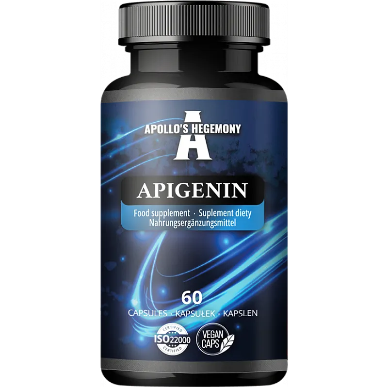 Apigenin 50 mg – 60 veganske kapsler (Apollos Hegemony)