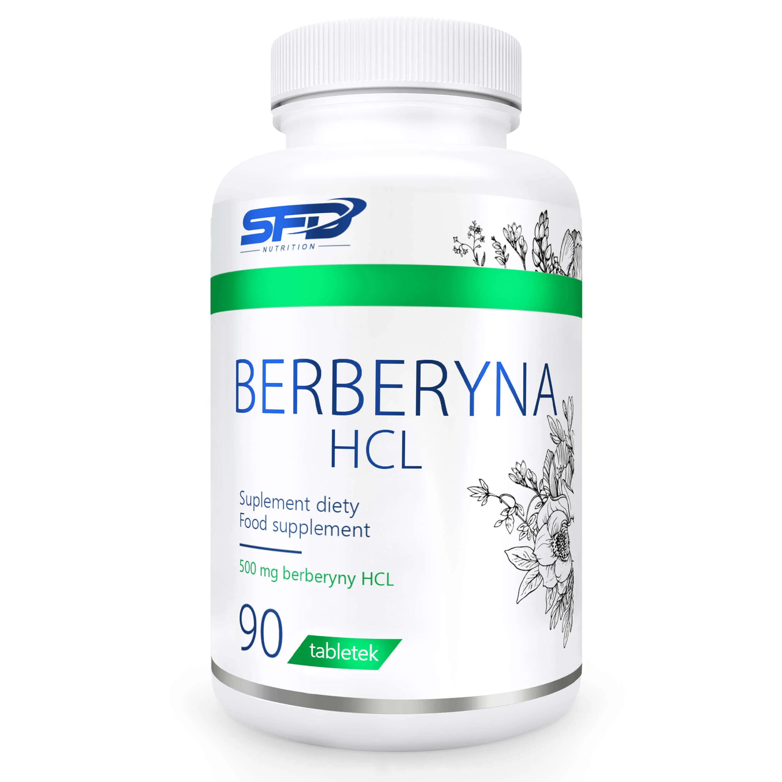 SFD berberin HCL tabletter 500 mg Berberis aristata – 90 tabletter