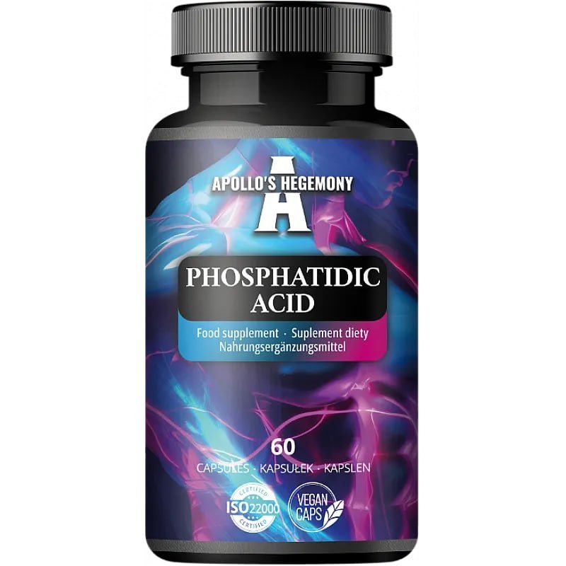 Fosfatidinsyre tilskudd 750 mg – Apollo's Hegemony, 60 kapsler for aktiv livsstil