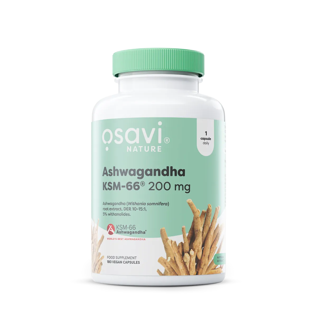 ashwagandha KSM-66 adaptogen stress Osavi 200 mg
