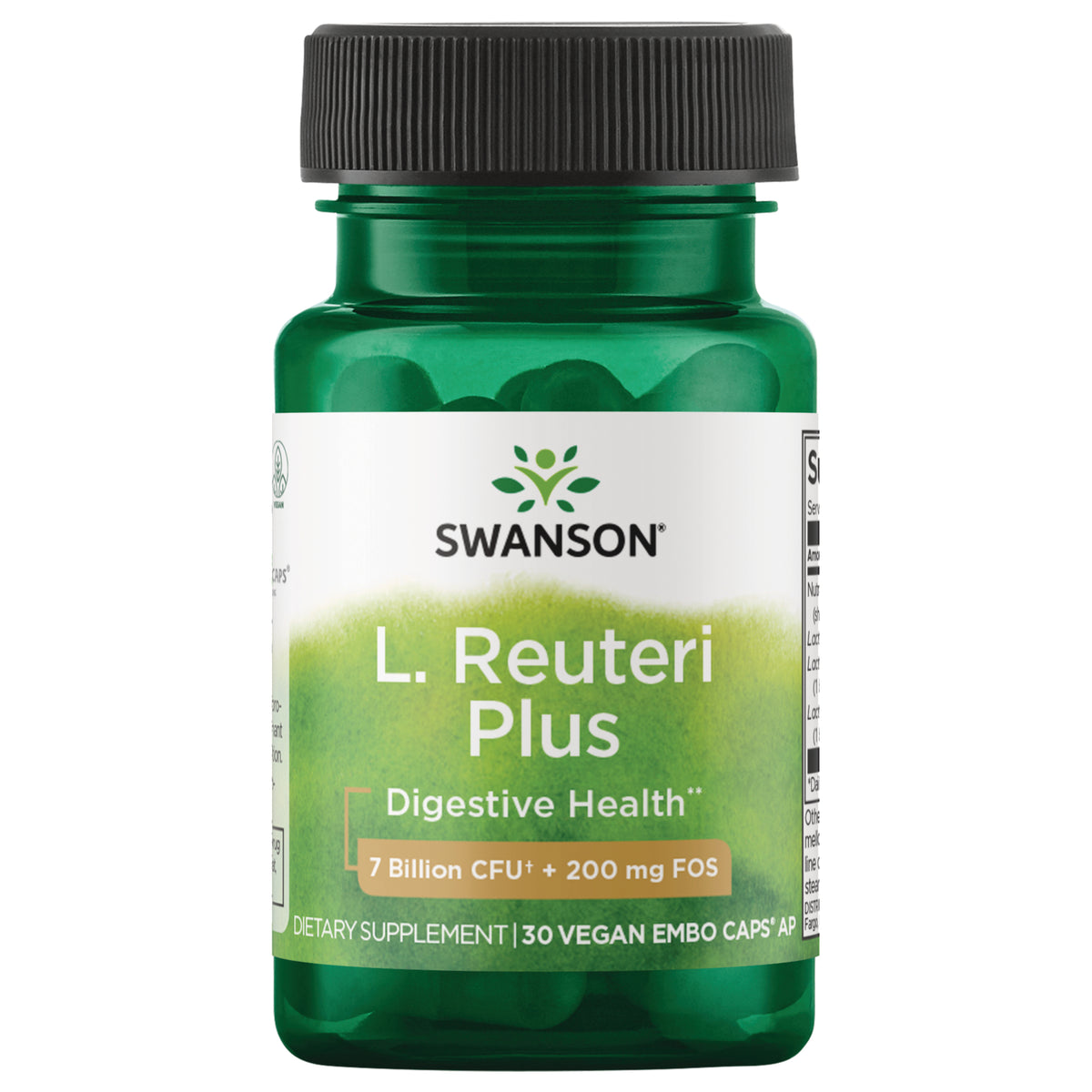 Swanson L-Reuteri Plus i vegetabilske kapsler
