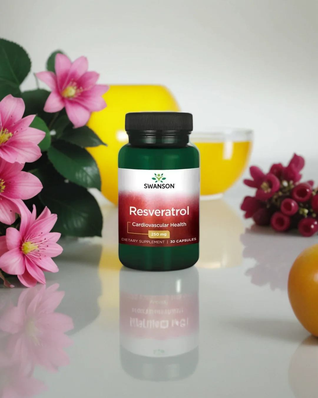 Resveratrol 250mg-Higher Potency-30 kapsler-anti-aldring effekt!