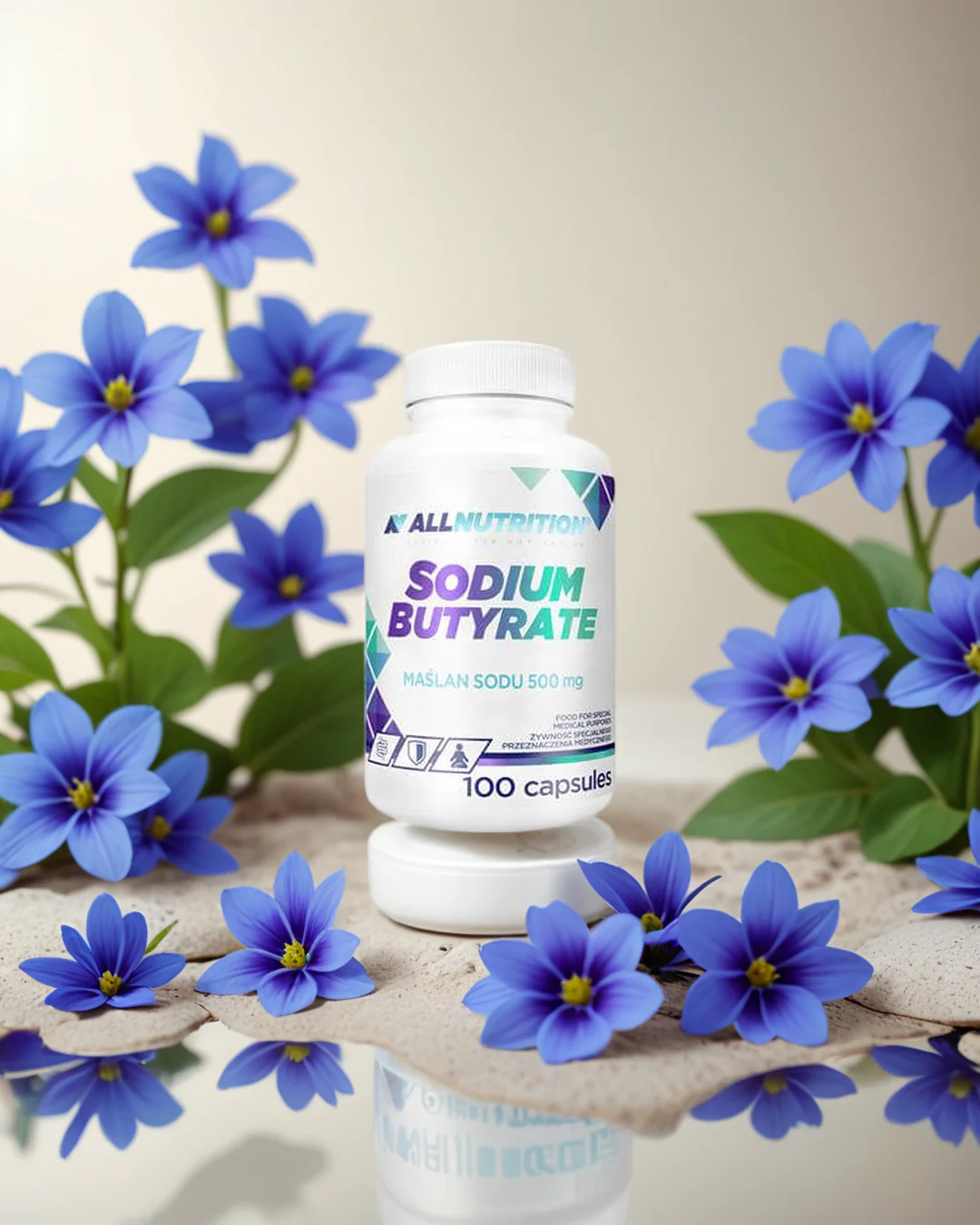 Sodium butyrat 500 mg 100 kaps -Fordøyelse og immunforsvar