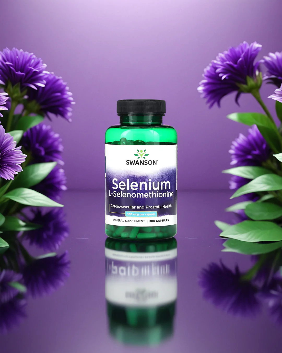 Selenium 100 mcg 300 kapsler
