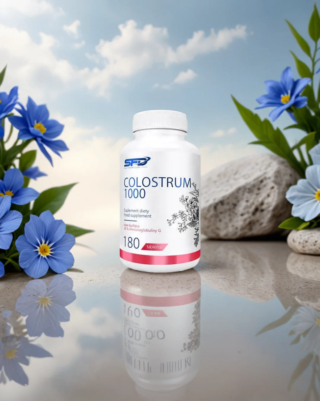 Colostrum 500 mg – 180 tabletter med 30 % IgG SFD