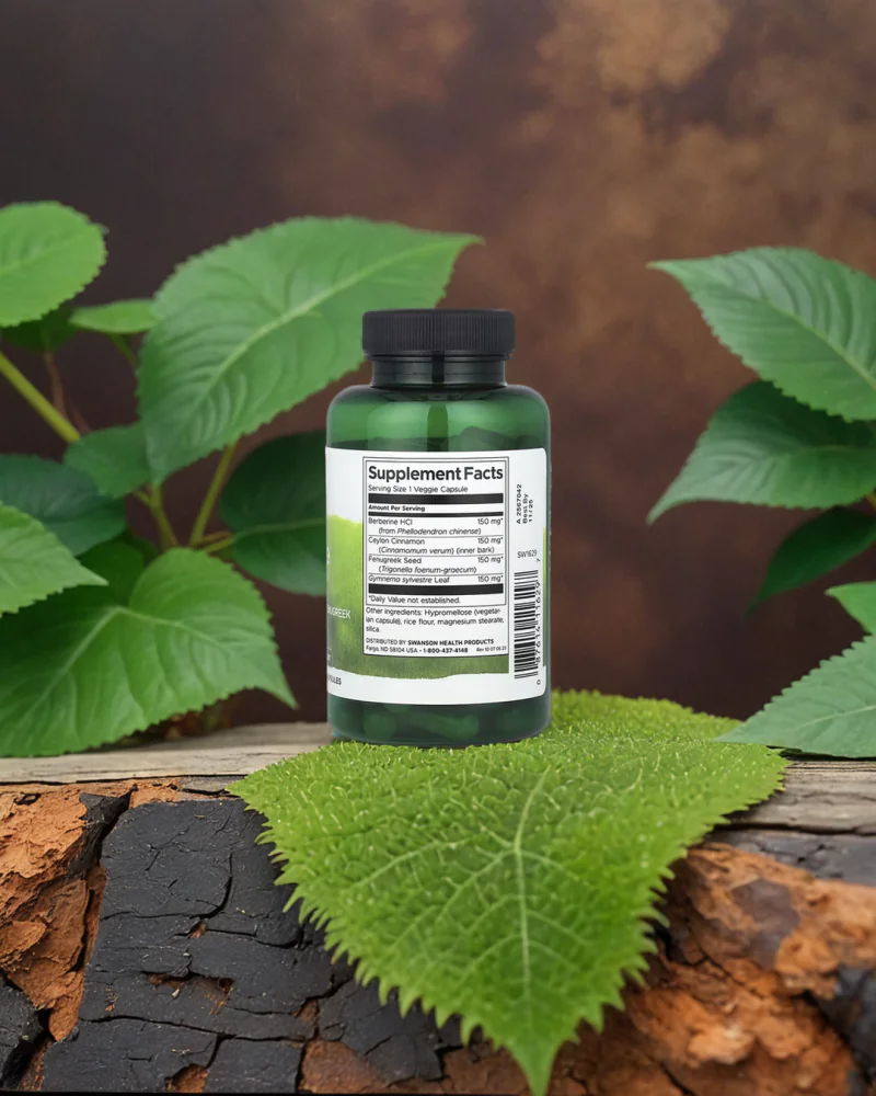 Berberine Complex m. Kanel, Gymnema og Fenugreek – 90 Kaps - Bilde 2